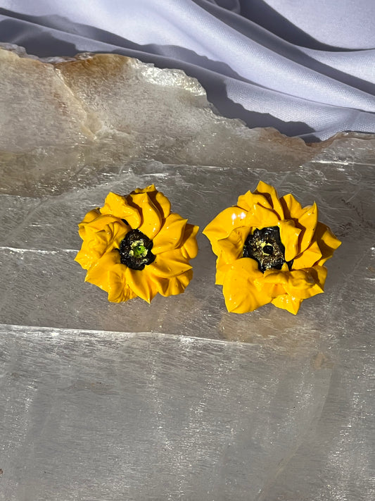 Chunky Sunflower studs