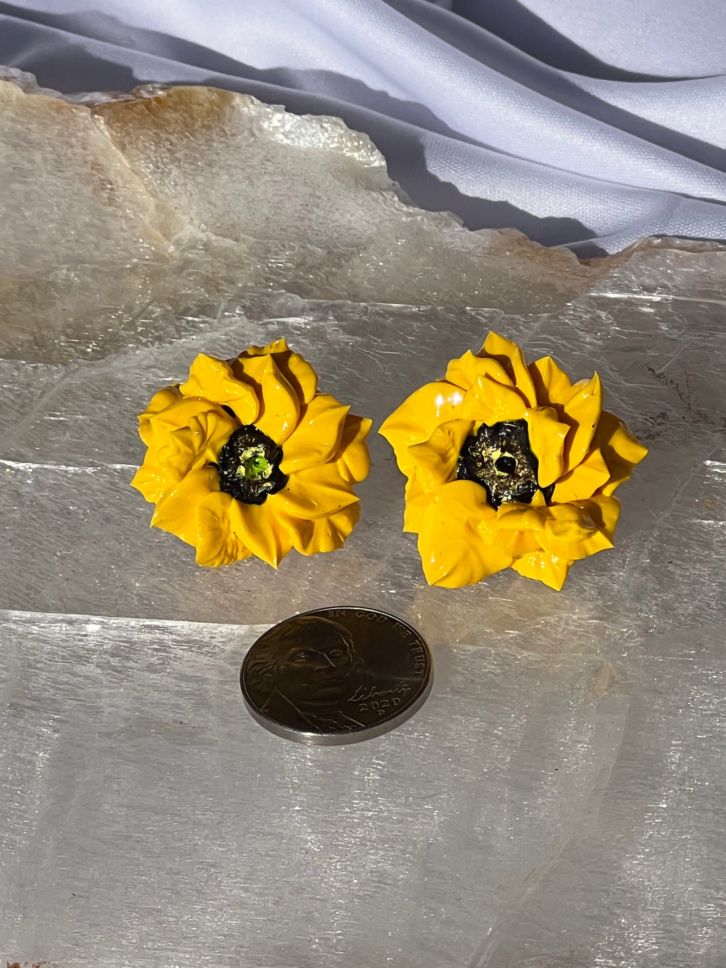 Chunky Sunflower studs